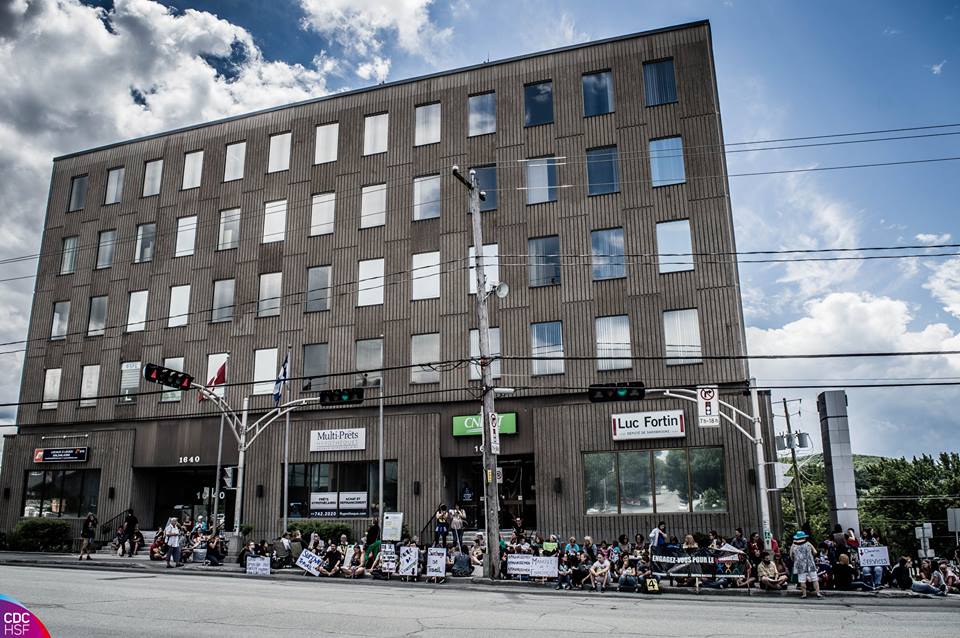 &copy; Maison des jeunes de Waterville - La mobilisation Sit-in - 27 juin 2017!